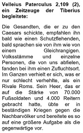 Römer Feldzug 6 n. Chr. zu Marbod
